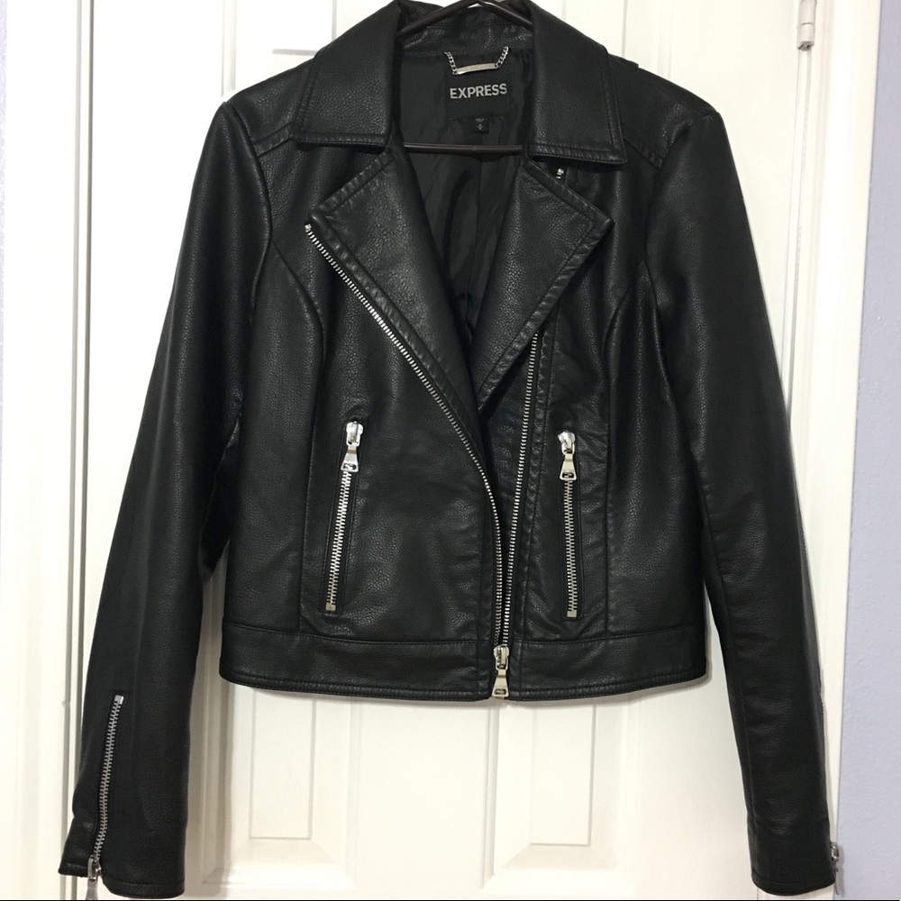 ⭐️EXPRESS Minus the Leather Moto Zip Jacket